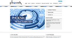 Desktop Screenshot of phoenixtp.com